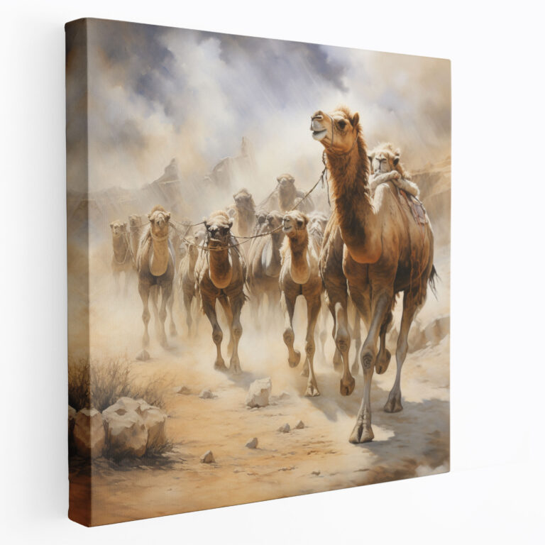Caravan Adventure Canvas Print - Caravan, Canvas Print, Caravan, Wall Decoration