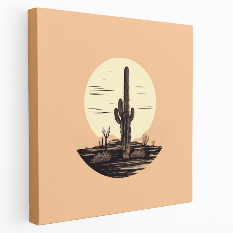 Cactus Wall Art - Cactus, Canvas, Cactus, Peacefulness
