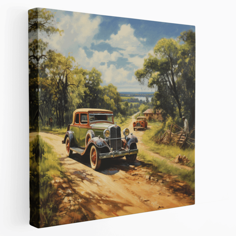 Canvas Print: Rustic Road Beauties
