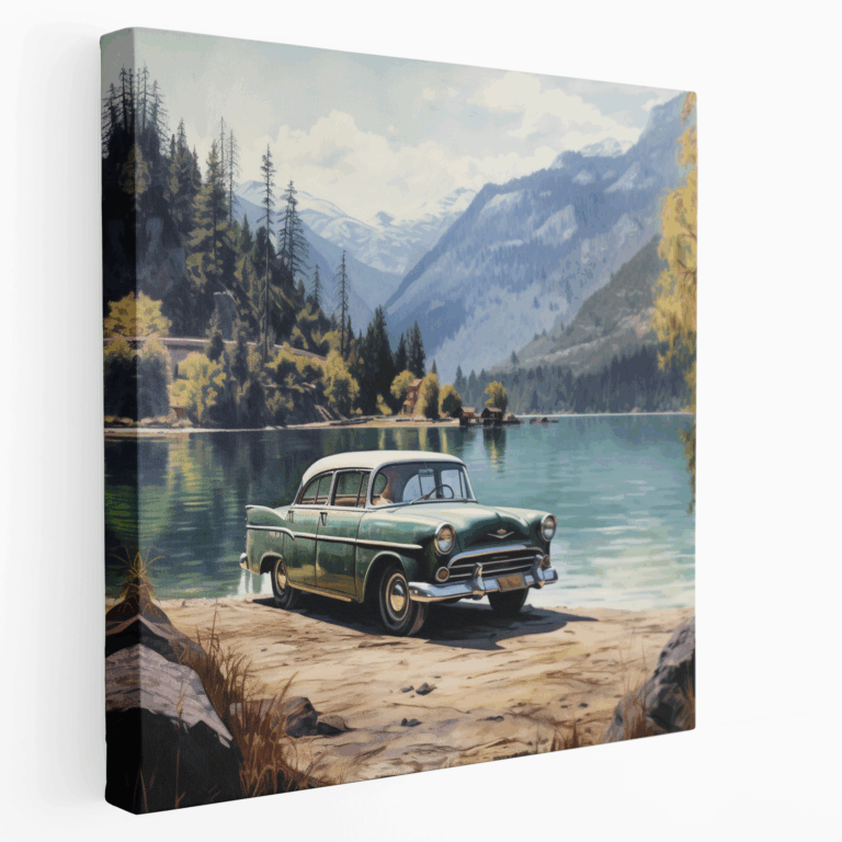 Lake View Serenity Canvas Print