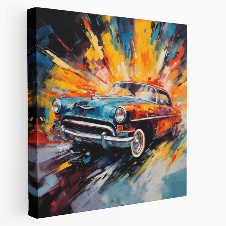 Dynamic Motion Abstract Canvas Print