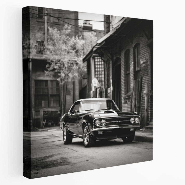 Urban Alley Powerhouse Canvas Print