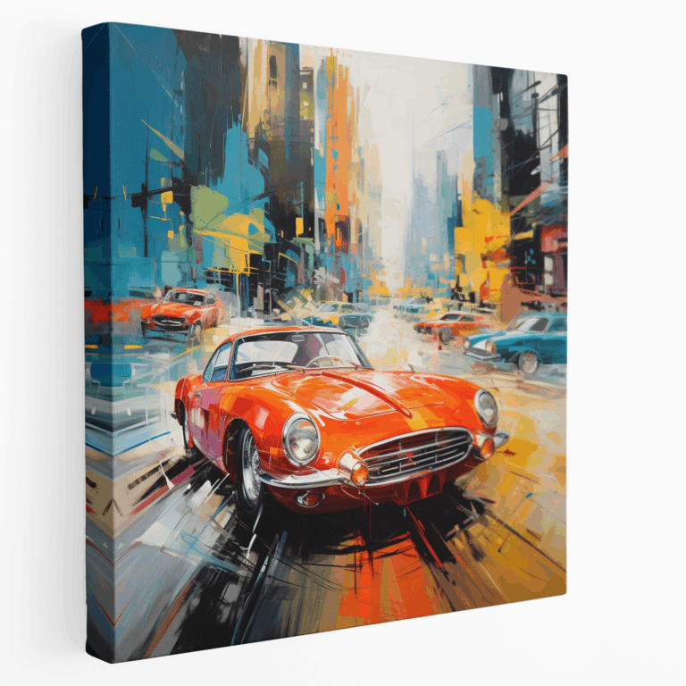 Futuristic Racing Visions Canvas Print