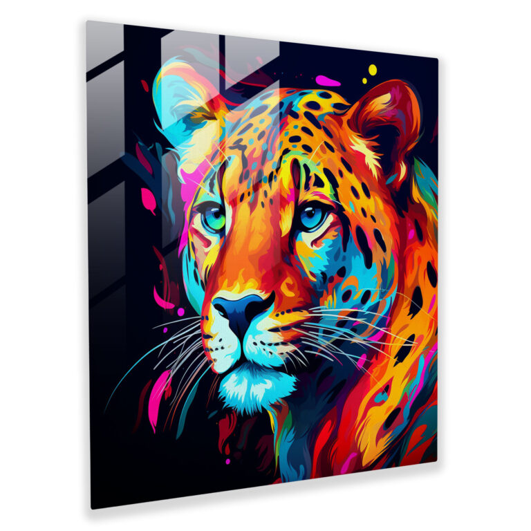 Cheetah Wall Decoration - Cheetah, Wall Decoration, Bold, Strength