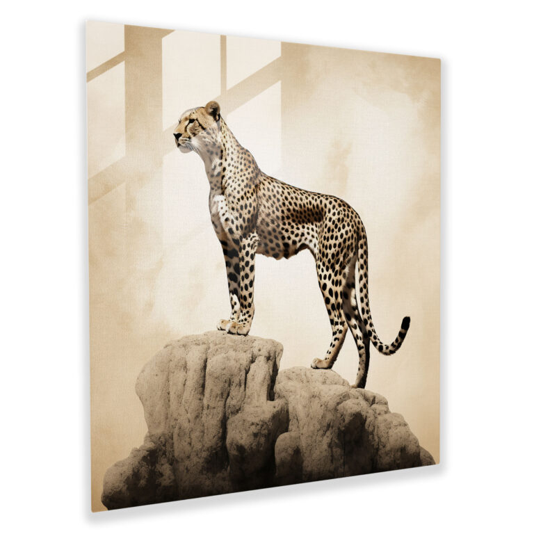 Cheetah Wall Decoration - Cheetah, Cheetah, Silhouette, Home Decoration