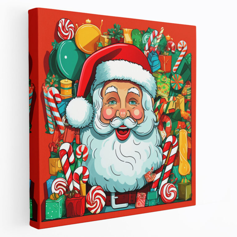 Christmas Wall Art - Pop Art Collage - Christmas, Canvas Print, Christmas, Gifts