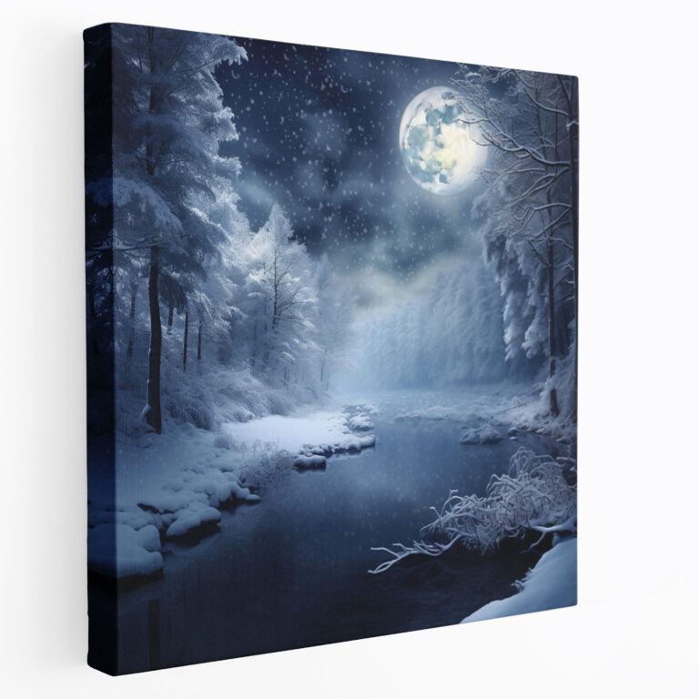 Christmas Winter Wonderland Canvas Print - Christmas, Wall Decoration, Canvas, Wall Art