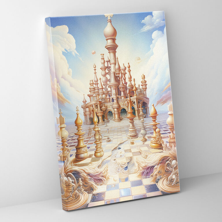 Chess Palace Canvas Print - Chess, Wall Art, Chess, Canvas