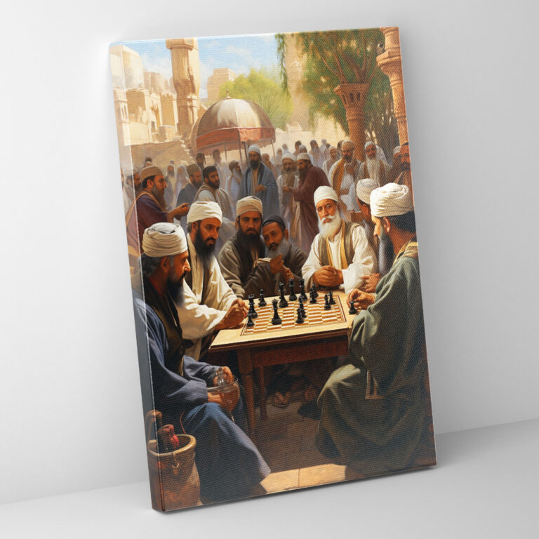 Chess Tournament Canvas Print - Chess, Home Decoration, Canvas Wall Art, Wall Art