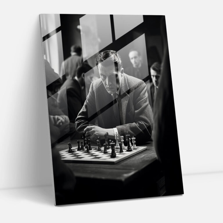 Chess Glass Wall Decoration - Chess, Wall Decoration, Modern Art, Glass Print