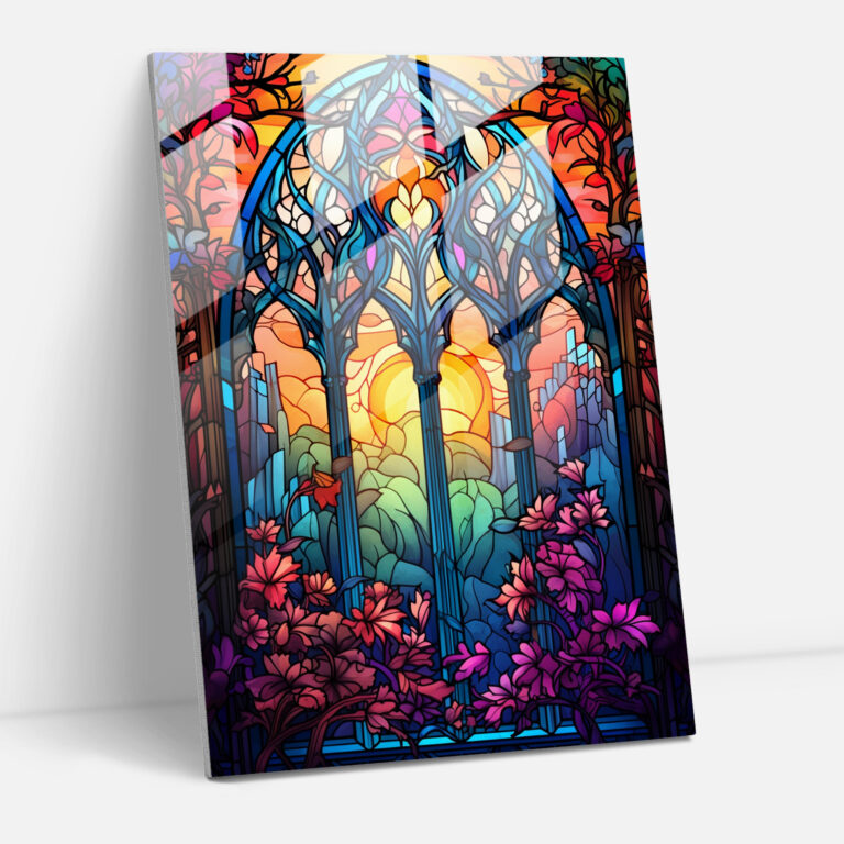 Church Glass Wall Art - Church, Modern Art, Glass Print, Traditional