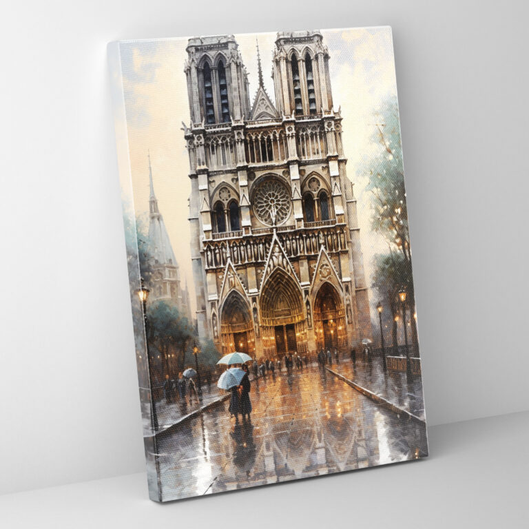Realistic Cathedral Wall Art - Church, Canvas, Home Decoration, Rich Textures