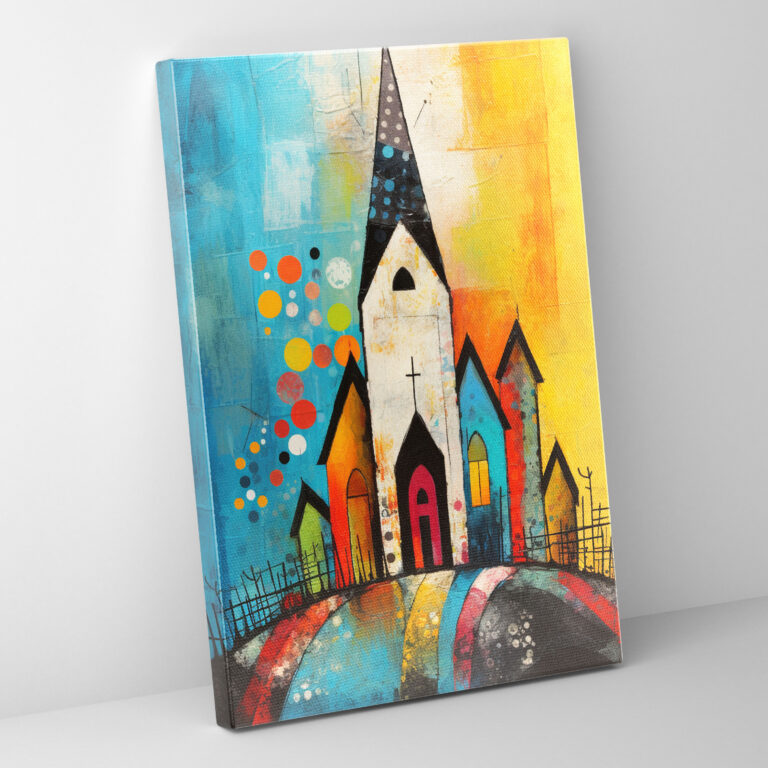 Abstract Church Canvas Print - Church, Canvas Print, Home Decoration, Canvas