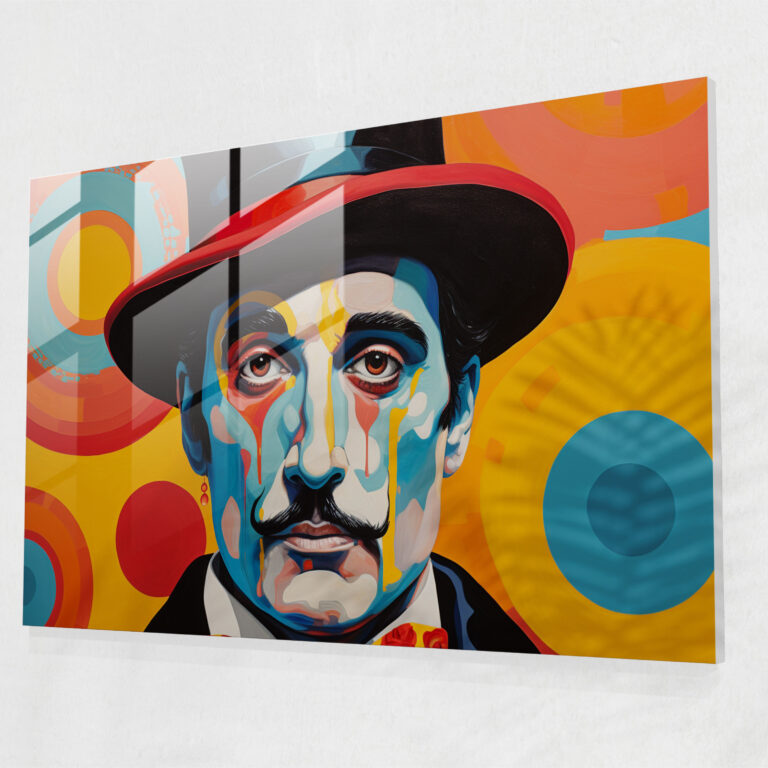 Pop Art Circus Glass Print - Circus, Glass Print, Glass Wall Art, Wall Decoration