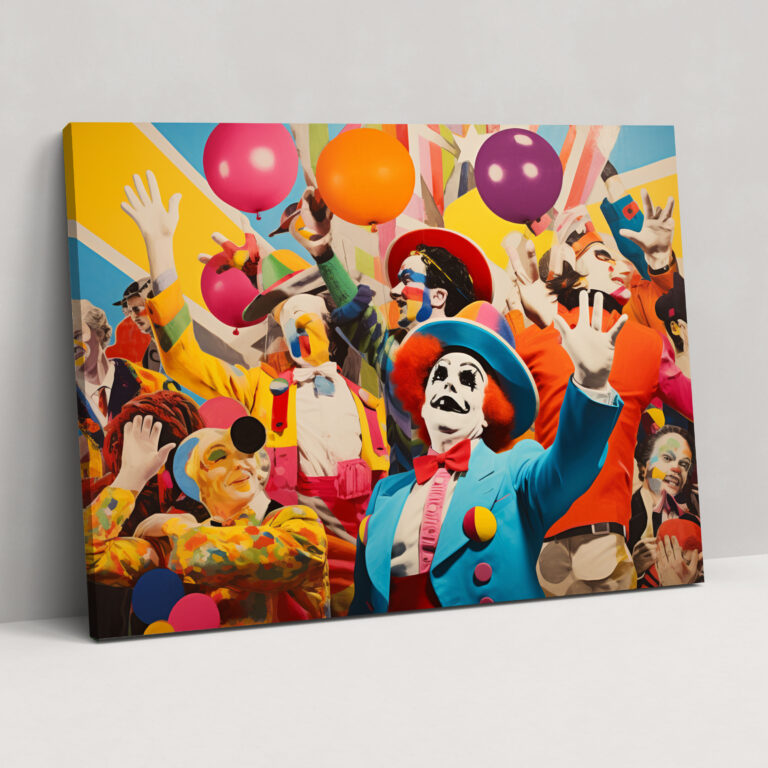 Colorful Circus Pop Art Wall Decoration - Circus, Canvas, Wall Art, Canvas Print