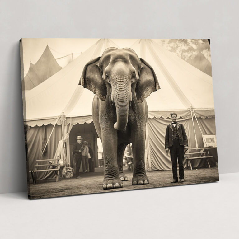 Nostalgic Circus Canvas Print - Circus, Classic, Vintage, Canvas