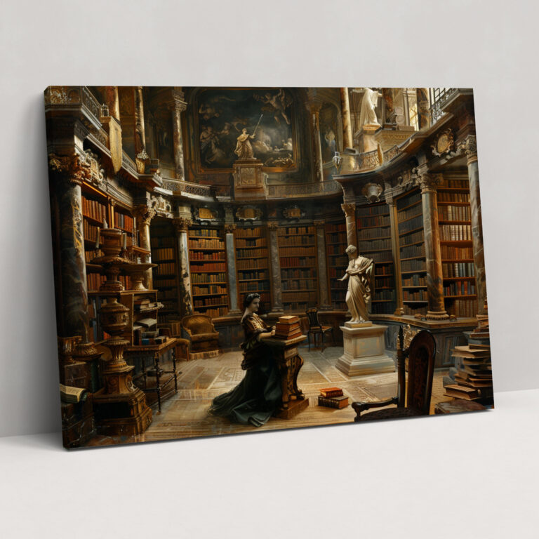 Classic Literature Classicism Canvas Print - Classicism, Home Decoration, Wall Art, Classicism