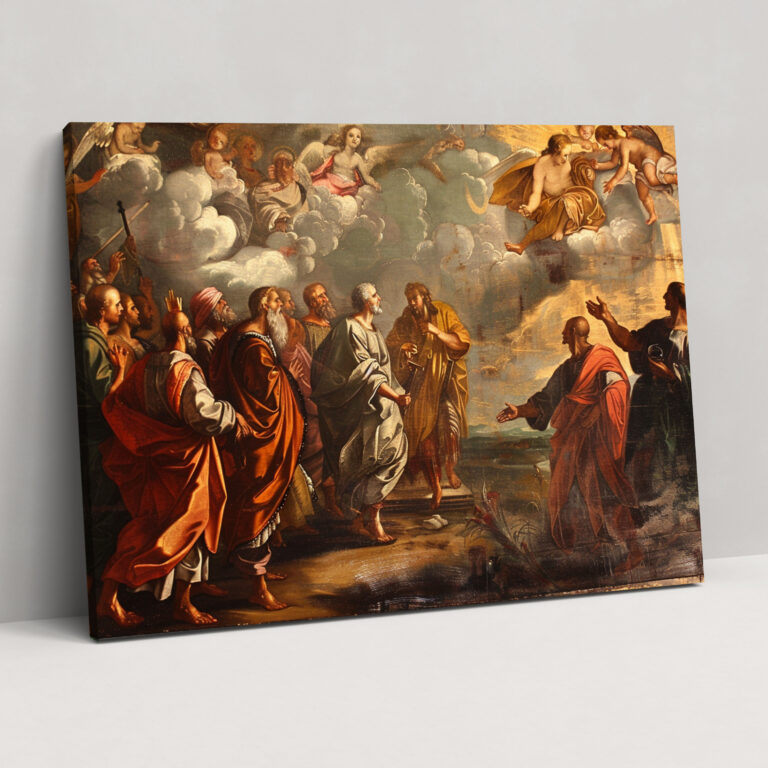 Renaissance Biblical Figures Wall Decoration - Classicism, Canvas Print, Home Decoration, Art History