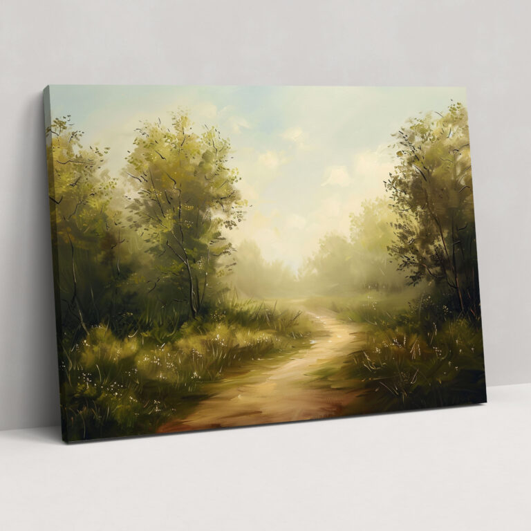 Serene Landscape Classicism Canvas Print - Classicism, Wall Art, Wall Decoration, Canvas Print