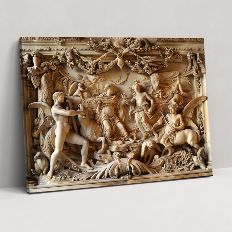 Mythological Scene Classicism Canvas Print - Classicism, Canvas Print, Canvas Wall Art, Canvas