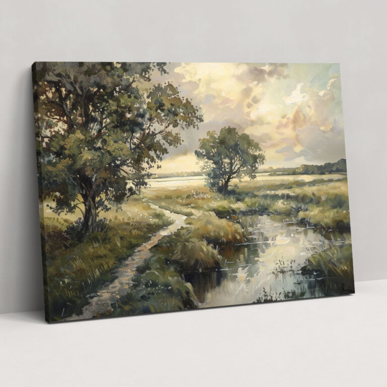 Pastoral Scene Classicism Wall Art - Classicism, Wall Art, Classicism, Wall Decoration
