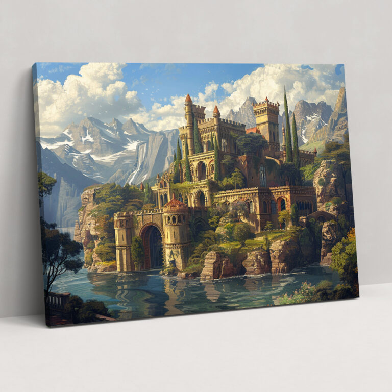 Classicism Majestic Castle Wall Art - Classicism, Wall Art, Home Decoration, Classicism