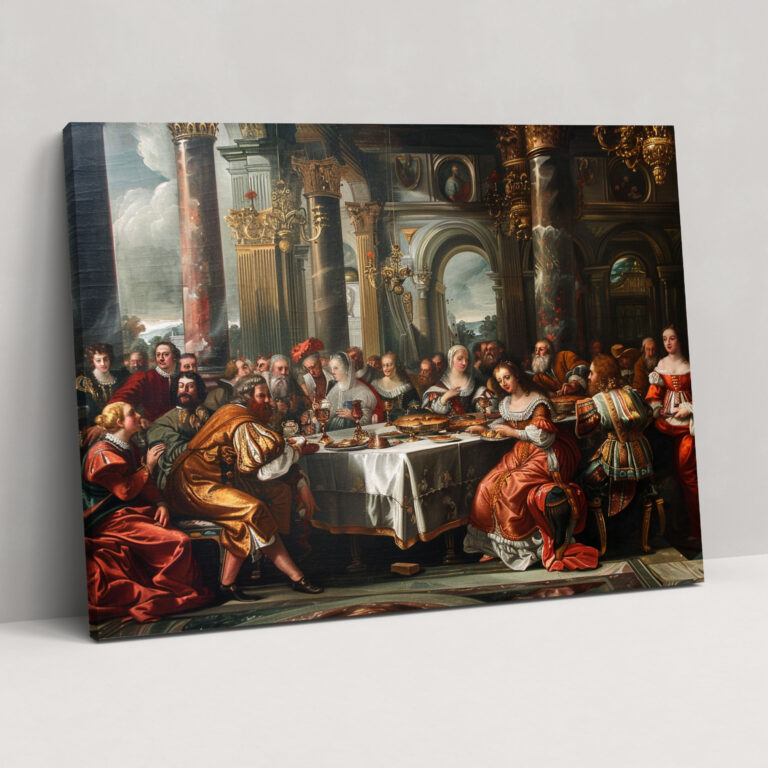 Classicism Royal Banquet Wall Decoration - Classicism, Canvas Wall Art, Home Decoration, Wall Decoration