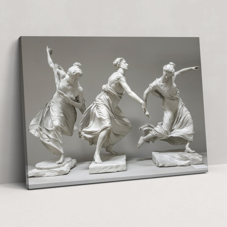 Classicism Canvas Print - Neoclassical Elegance - Classicism, Home Decoration, Neoclassical Sculpture, Canvas Wall Art
