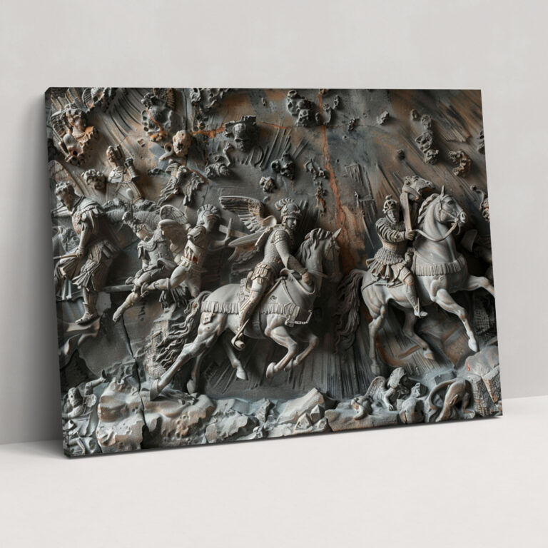 Classicism Canvas Wall Decoration - Mythological Battle - Classicism, Canvas Wall Decoration, Canvas Print, Classicism