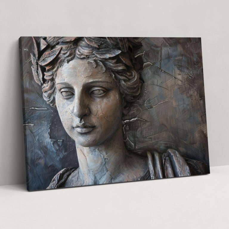 Classicism Canvas Print - Greek Goddess Portrait Wall Art - Classicism, Canvas, Canvas Wall Art, Home Decoration