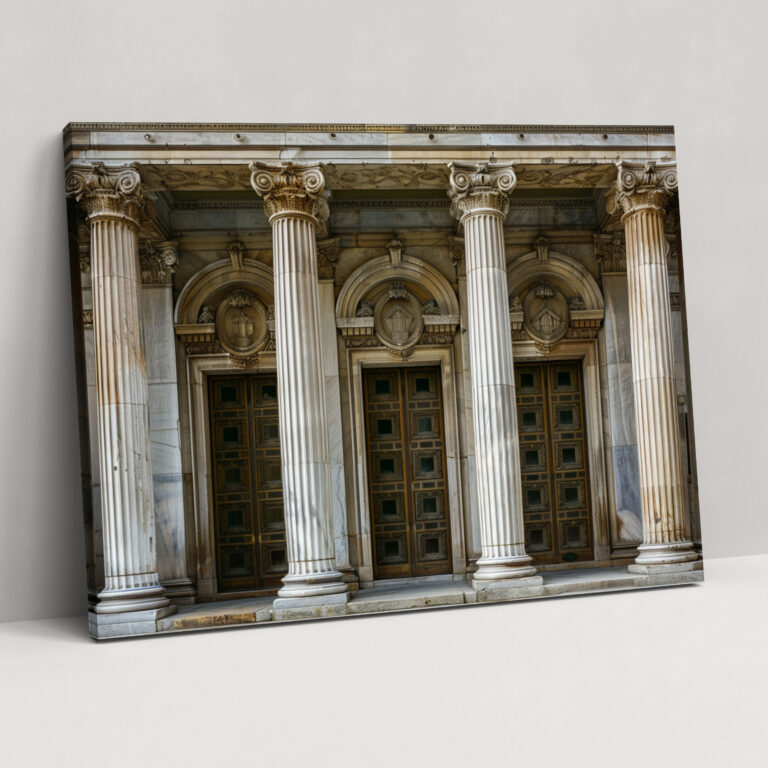 Classicism Canvas Print - Neoclassical Architecture Wall Art - Classicism, Wall Art, Canvas Print, Canvas