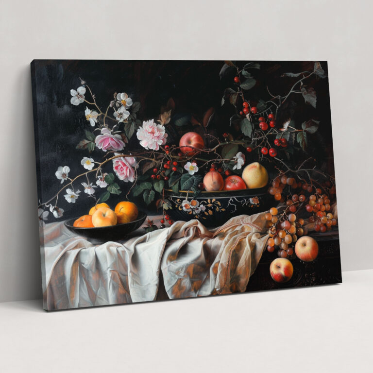 Classicism Canvas Print - Classical Still Life Painting Wall Art - Classicism, Wall Art, Wall Decoration, Canvas Print