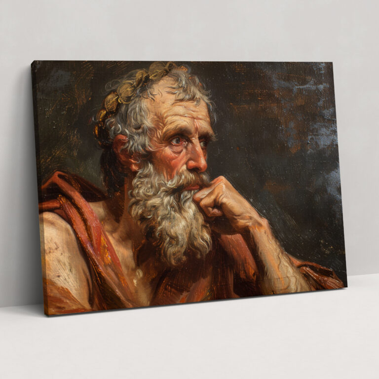 Classicism Canvas Print - Philosopher Portrait Wall Art - Classicism, Wall Art, Wall Decoration, Home Decoration