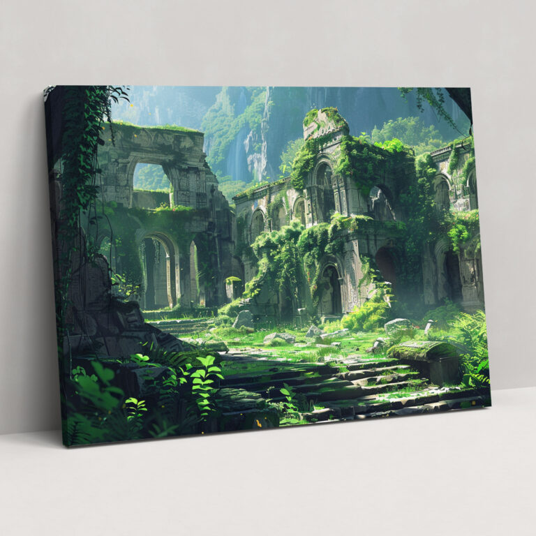 Ancient Ruins Canvas Print - Classicism, Home Decoration, Canvas Print, Canvas