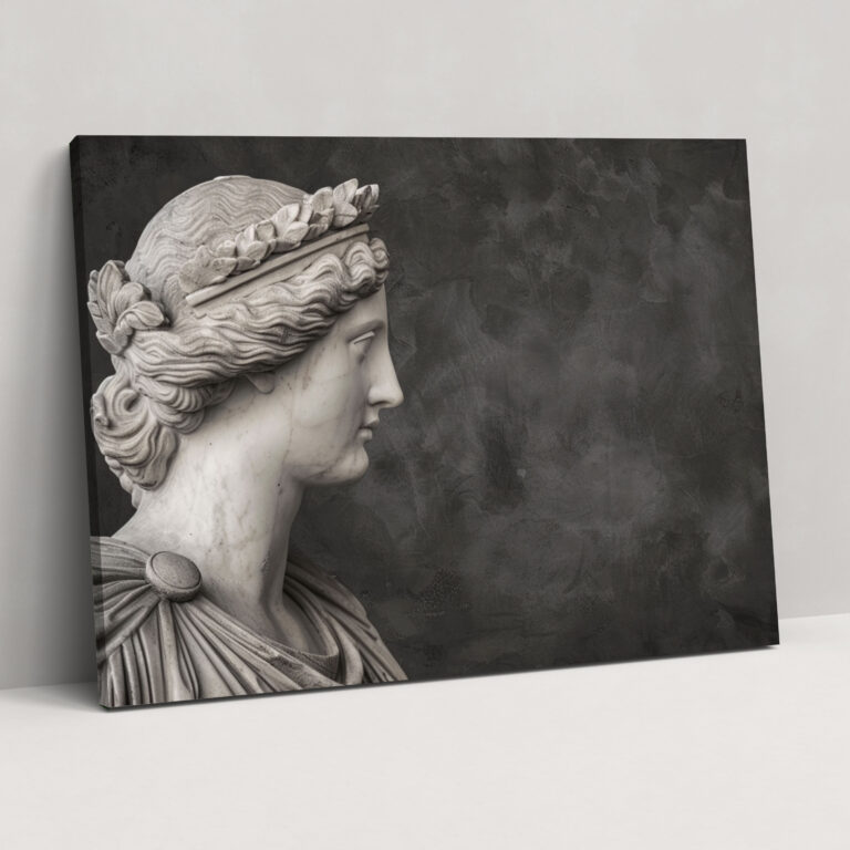 Classicism Greek Goddess Canvas Print - Classicism, Wall Decoration, Canvas Wall Art, Wall Art
