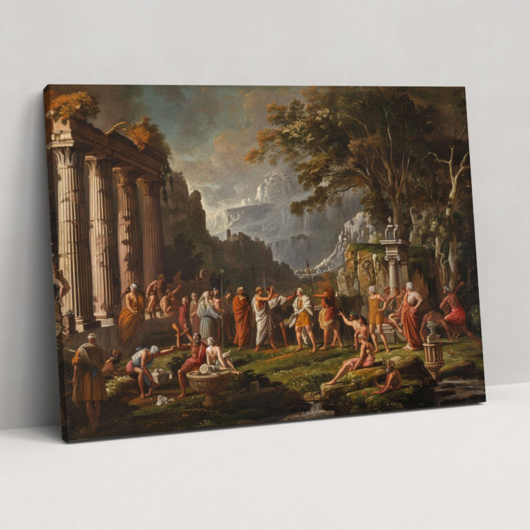 Mythological Scene Canvas Print - Classicism, Home Decoration, Wall Decoration, Canvas