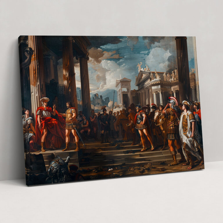 Historical Baroque Canvas Print - Classicism, Classicism, Canvas Wall Art, Wall Art