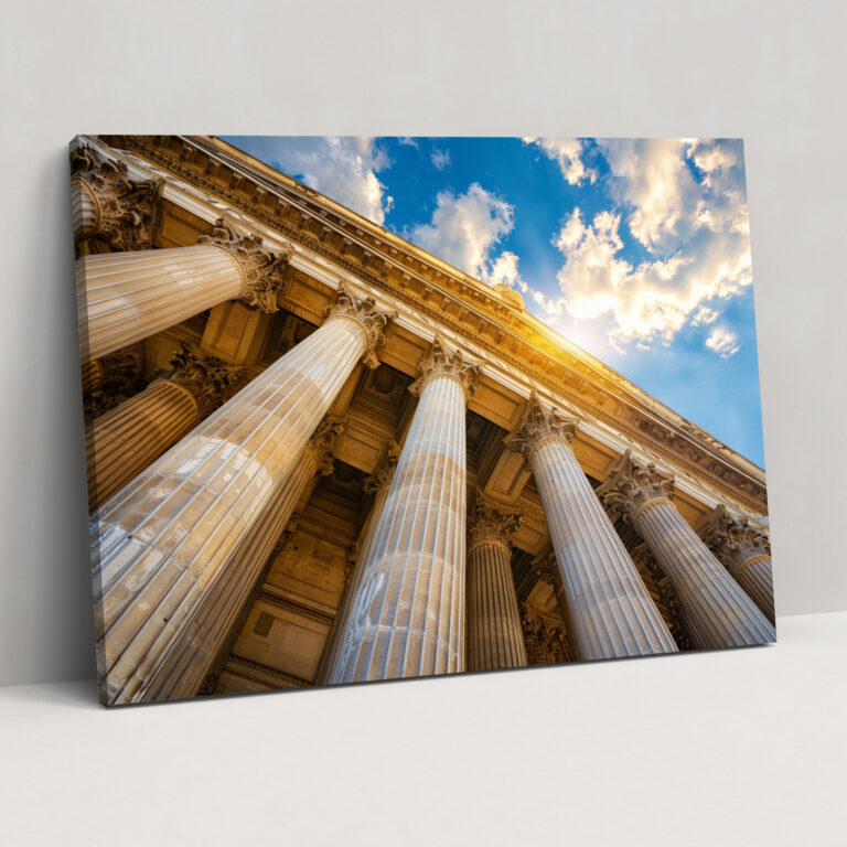 Neoclassical Elegance Canvas Print - Classicism, Wall Art, Wall Decoration, Home Decoration