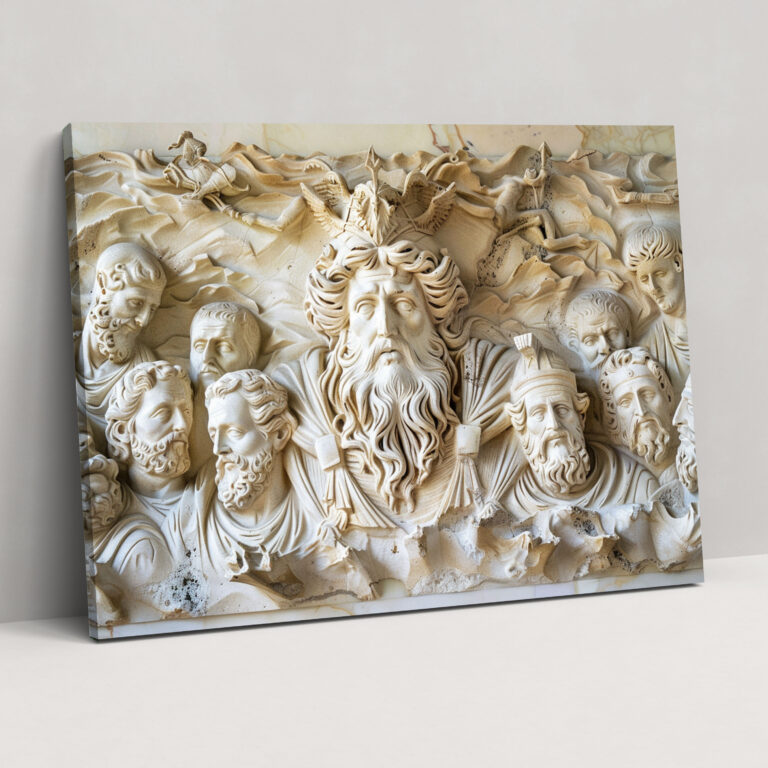 Ancient Gods Relief Wall Art - Classicism, Home Decoration, Classicism, Wall Decoration
