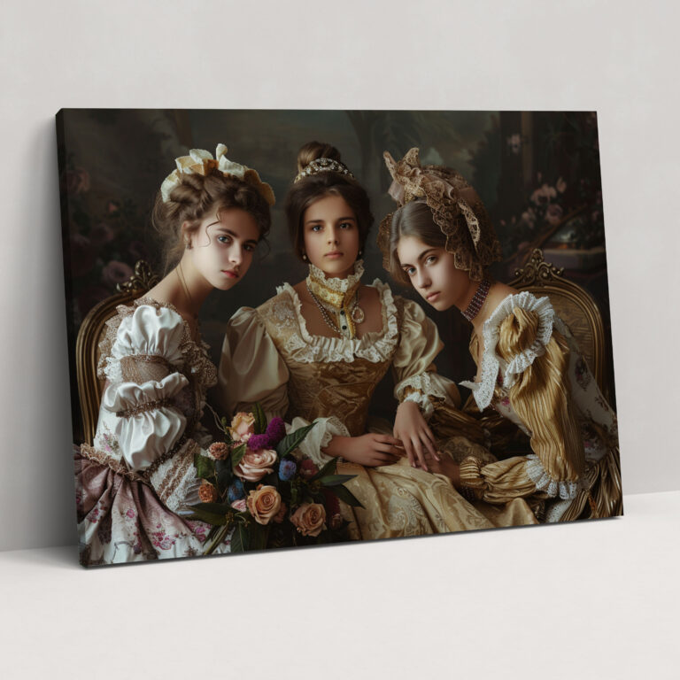 Classicism Canvas Print: Neoclassical Portrait - Classicism, Classicism, Wall Art, Canvas Print