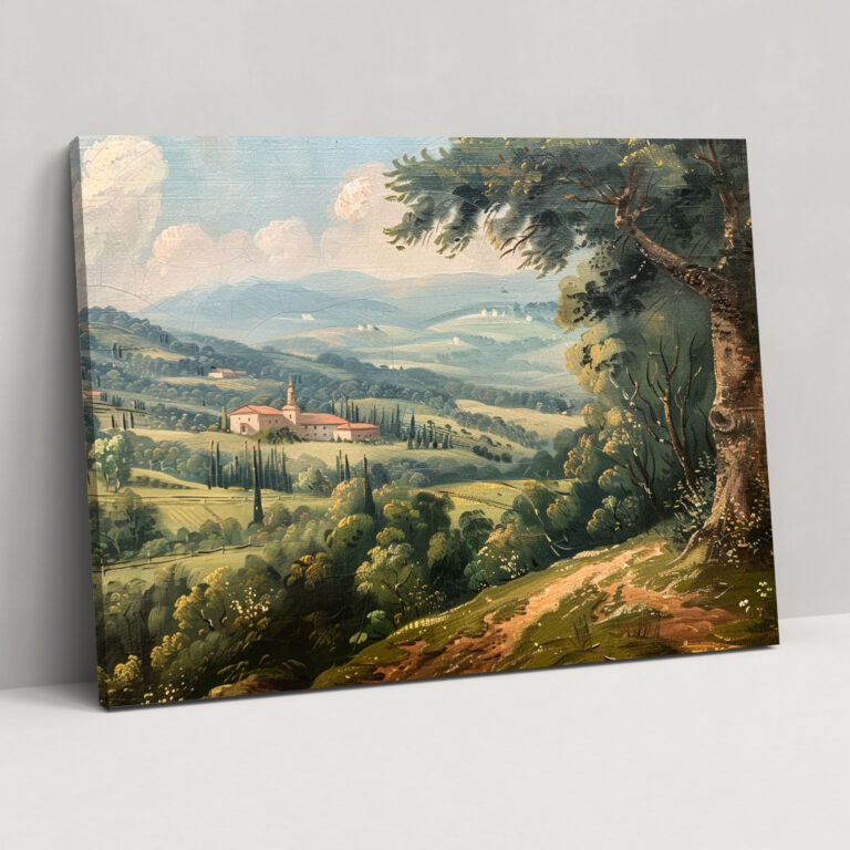 Classicism Wall Decoration: Romantic Era Landscape - Classicism, Canvas Wall Art, Home Decoration, Classicism