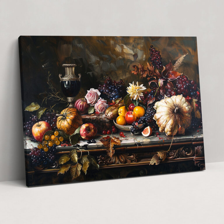 Classicism Wall Art: Baroque Still Life - Classicism, Home Decoration, Wall Decoration, Canvas Wall Art