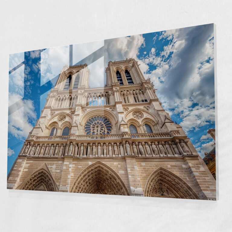 Claude Monet Majestic Cathedral Wall Decoration - Claude Monet, Home Decoration, Glass Print, Claude Monet