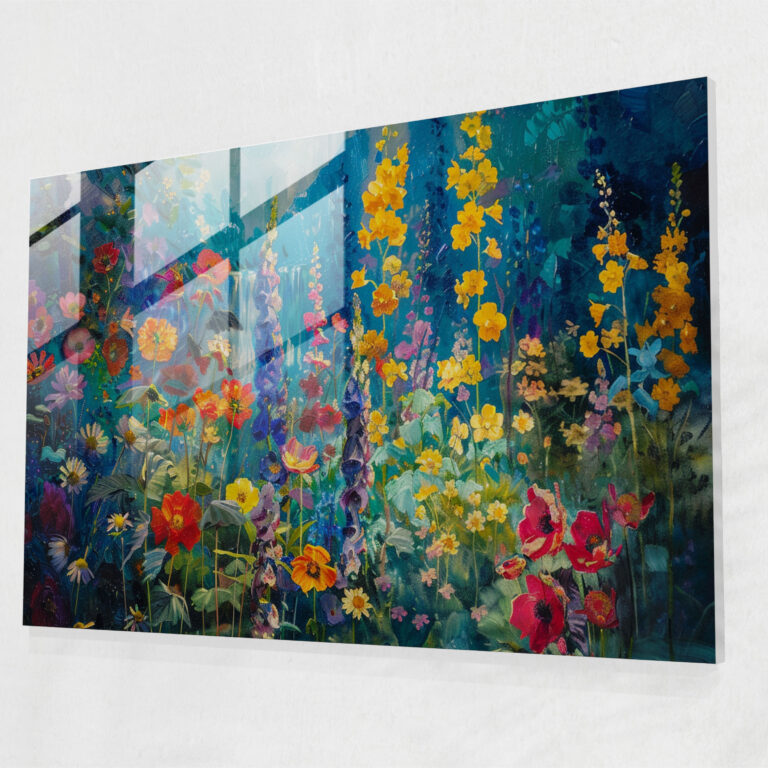 Claude Monet Garden Glass Wall Art - Claude Monet, Modern Art, Glass Print, Glass Wall Art