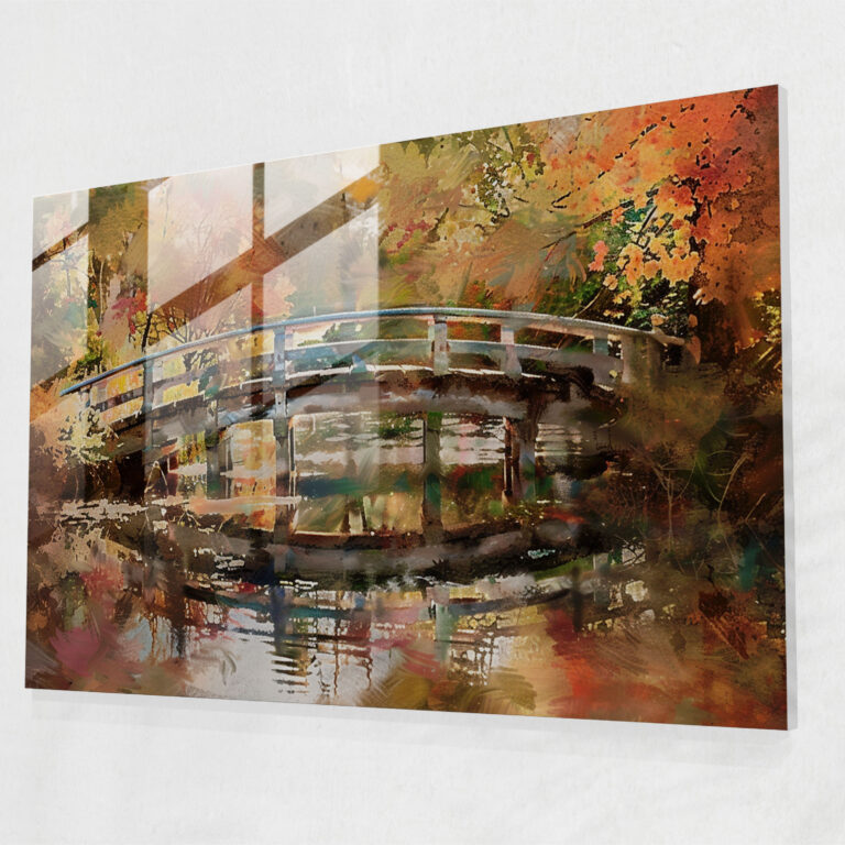 Claude Monet Home Decoration - Bridge Over Pond - Claude Monet, Pond, Bridge, Claude Monet