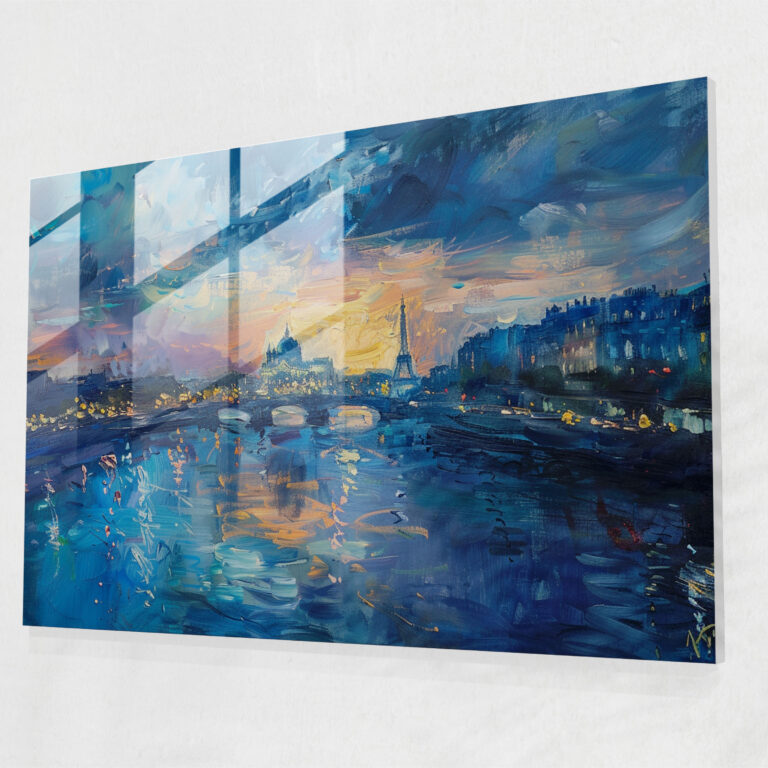 Claude Monet Cityscape Glass Print - Claude Monet, Glass Art, Glass Wall Art, Wall Decoration