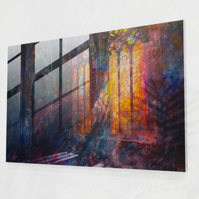 Claude Monet Glass Art - Rouen Cathedral At Sunrise - Claude Monet, Glass Art, Claude Monet, Glass Print