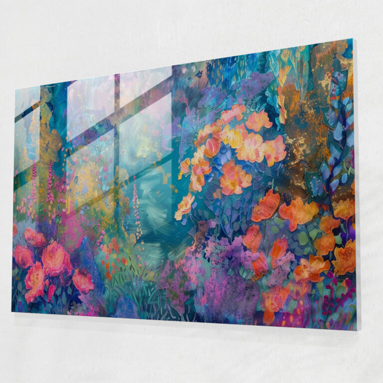 Claude Monet Glass Print Wall Decoration - Claude Monet, Modern Art, Glass Art, Glass Wall Art