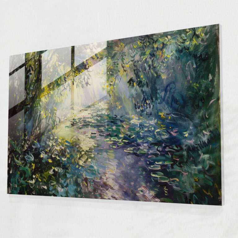 Claude Monet Lush Foliage Modern Art - Claude Monet, Foliage, Modern Art, Claude Monet