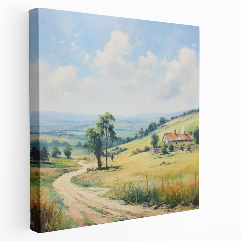 Classic Vintage Landscape Canvas Print - Classic, Canvas, Canvas Wall Art, Vintage